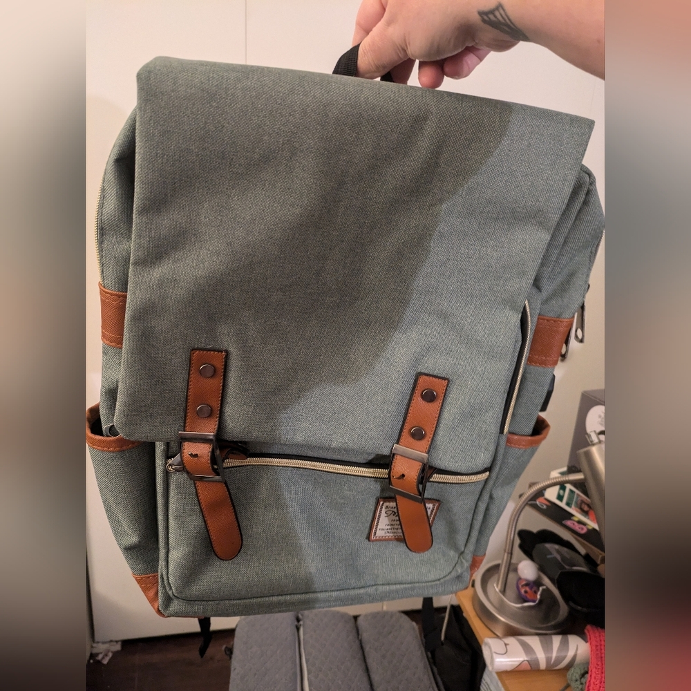Laptop Backpack Barely Used - image 1
